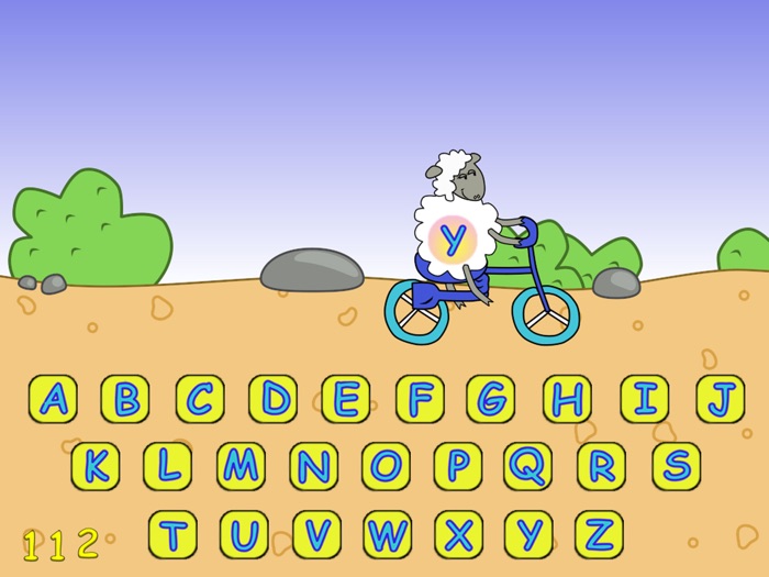 Alphabet English game training