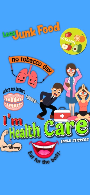 I'm health Care emoji Stickers