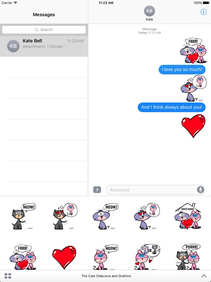 The Cats OdaLisca and Grattino