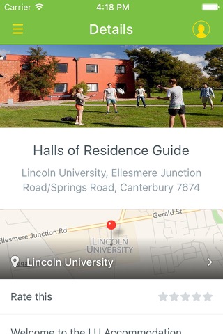 Lincoln Uni NZ Accommodation screenshot 2