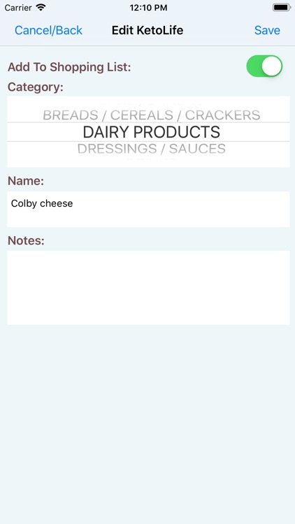 KetoLife Allowable Food List screenshot-6