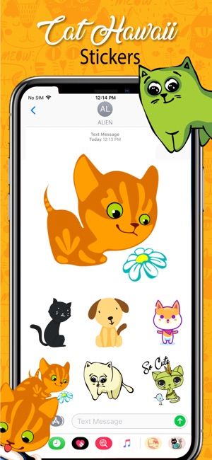 Cat Hawaii Stickers(圖4)-速報App