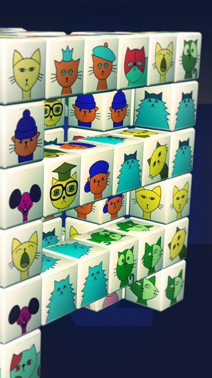 Angry Cat Mahjong Puzzle Game screenshot-3