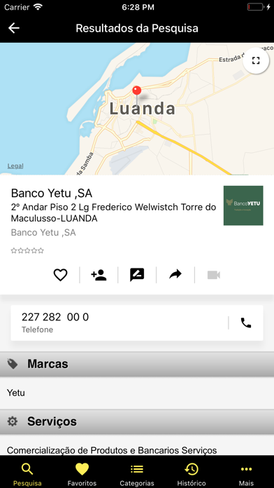 Páginas Douradas de Angola screenshot 3