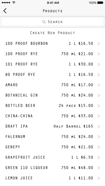 Pour Cost — Bar Calculator