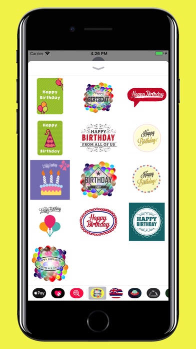 Stickers emoji Happy Birthday screenshot 4