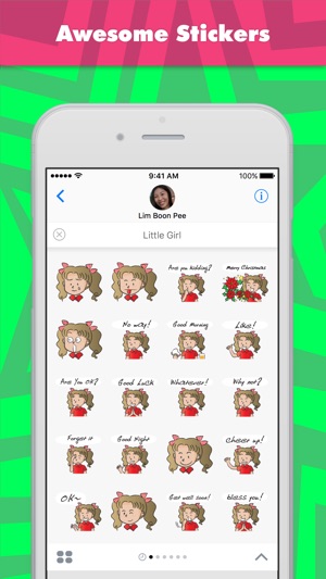 Little Girl stickers by wenpei(圖1)-速報App