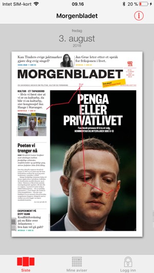 Morgenbladet e-avis