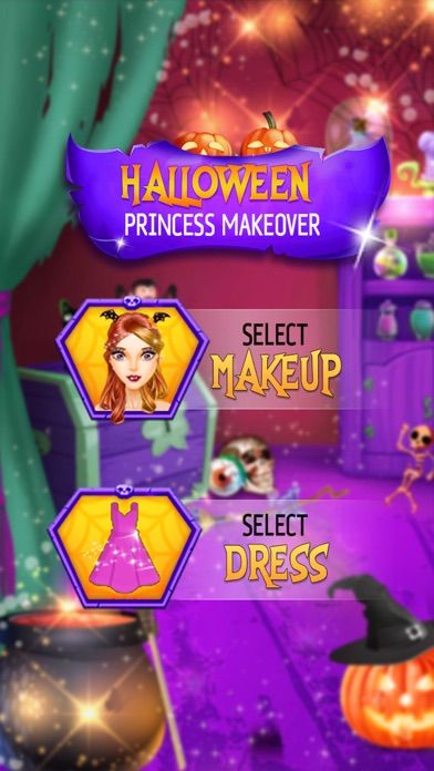 Halloween Princess Makeover 2D screenshot 2