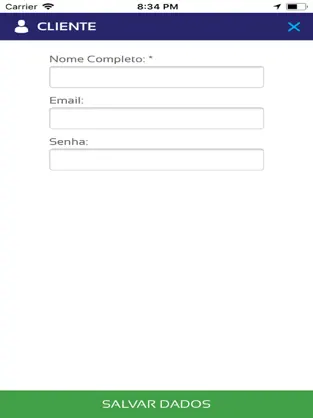 Captura 1 Controle de Clientes iphone