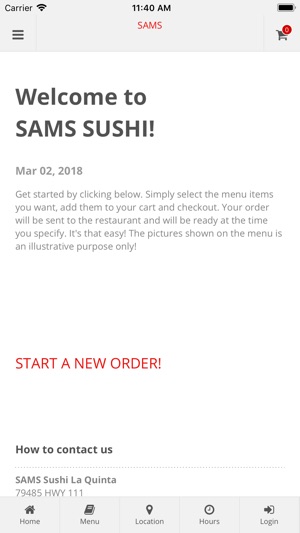 SAMS Sushi La Quinta