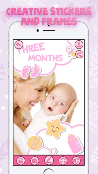 Baby Milestones Frames screenshot 2