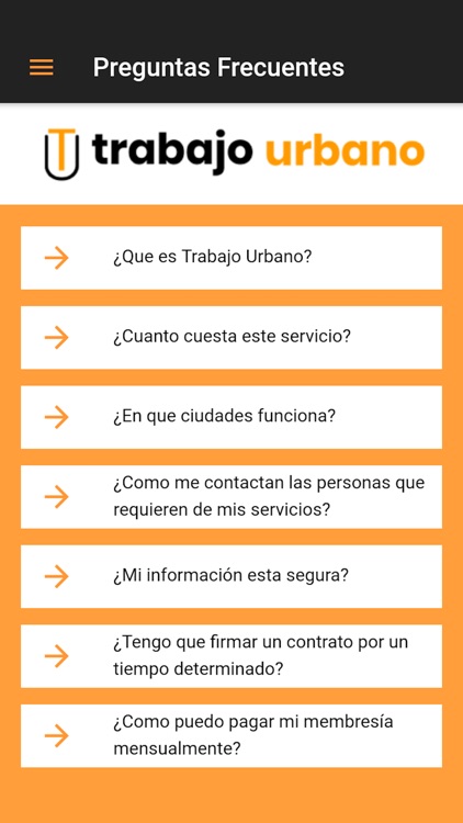 trabajo urbano