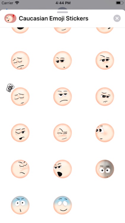 Caucasian Emoji Stickers screenshot-3