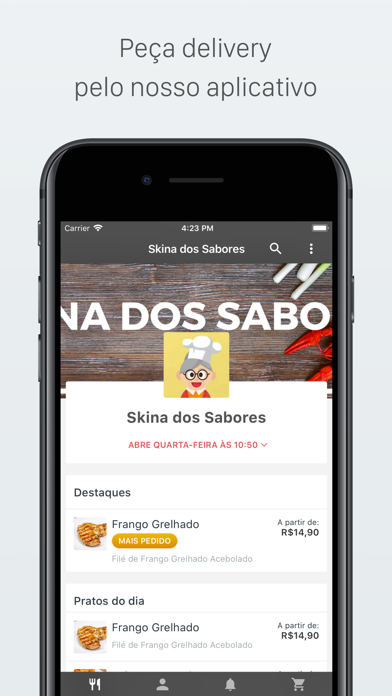 How to cancel & delete Skina dos Sabores Delivery from iphone & ipad 1