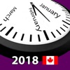 2018 Canada Calendar AdFree