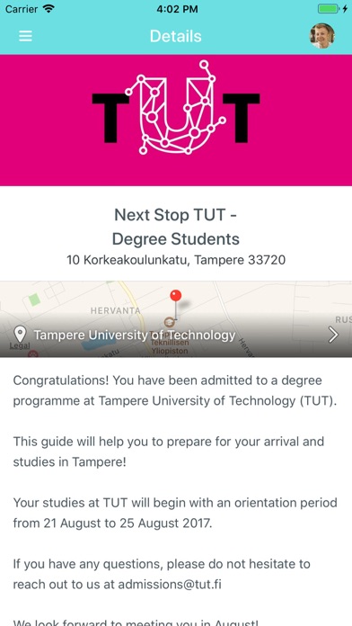 TampereUni Degree Students screenshot 3