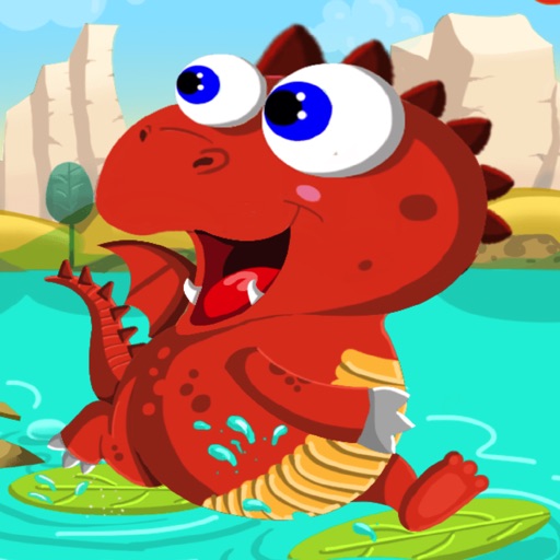 恐龙水上跳跃- 好玩的游戏 icon