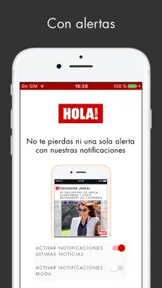 Captura 2 ¡HOLA! ESPAÑA Sitio web iphone