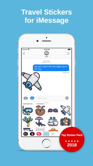 Travel Stickers for iMessage(圖1)-速報App