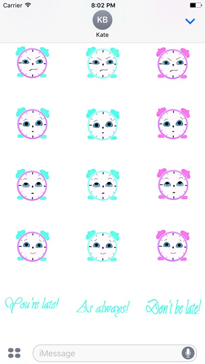 Clock! stickers