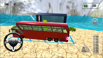 Winter Bus Snow Simulator 3D screenshot 2