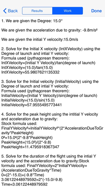 Projectile Motion Calculator screenshot-4