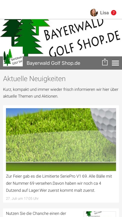 Bayerwald Golf Shop.de