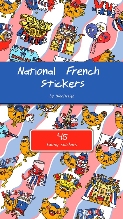 National French Stickers