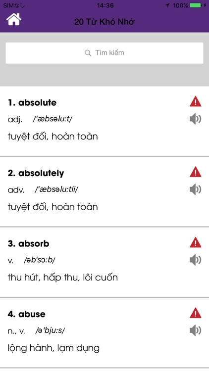 3000 từ tiếng anh - nhớ nhanh screenshot-4