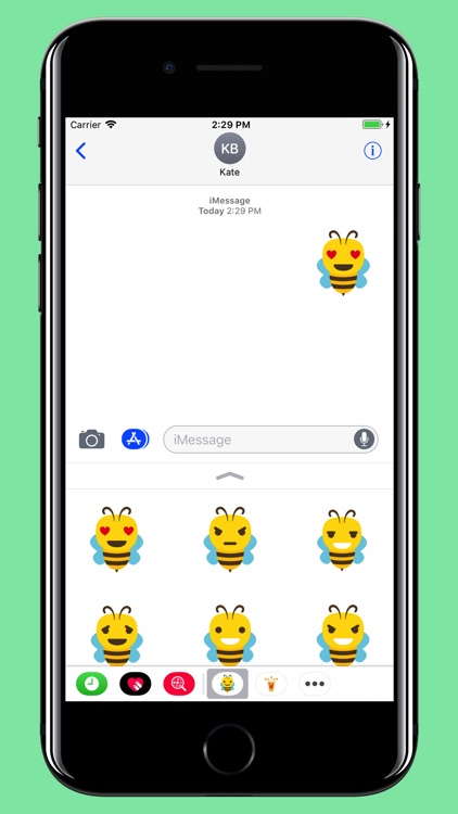 Bee emoji - Animal smiley pack screenshot-3