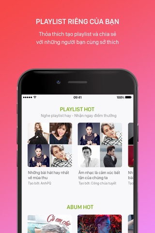 Keeng: Mạng xã hội âm nhạc screenshot 3