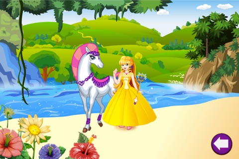 White Horse Dressup Princess screenshot 4