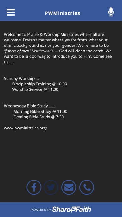 Praise & Worship Ministries screenshot 2