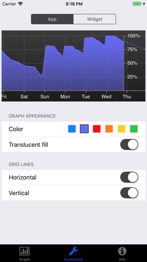 Battery Graph Widget(圖4)-速報App