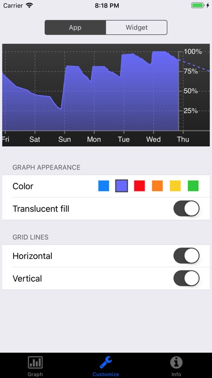 Battery Graph Widget screenshot-3