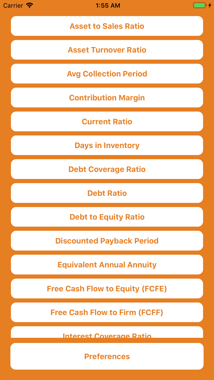 Corporate Finance Calculator