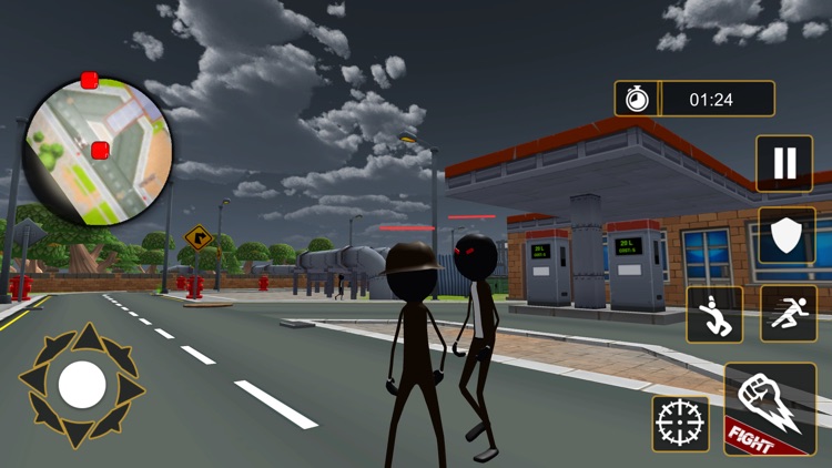Shadow Gangster Fight Extreme Crime City screenshot-3