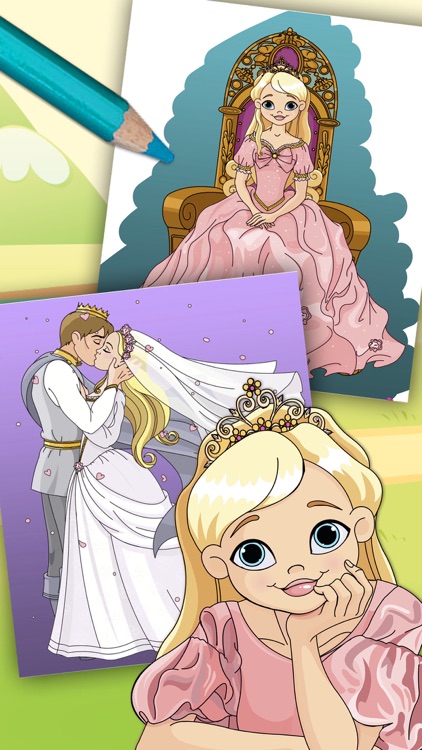 Magic Princess - Coloring Book