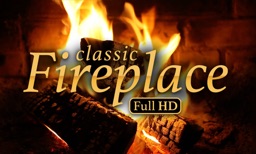 classic Fireplace – relaxing and romantic fire flames