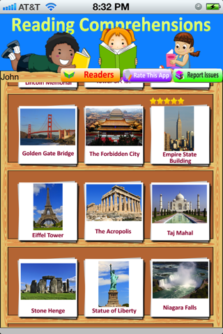 Super Reader - Landmarks - náhled