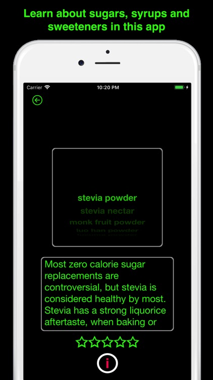 Bad Sugar, Good Alternative screenshot-3
