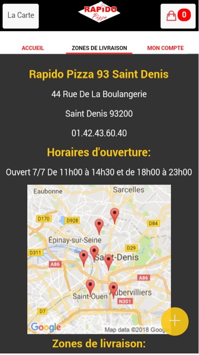 Rapido Pizza 93 Saint Denis screenshot 4
