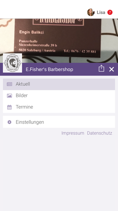 E.Fisher's Barbershop screenshot 2