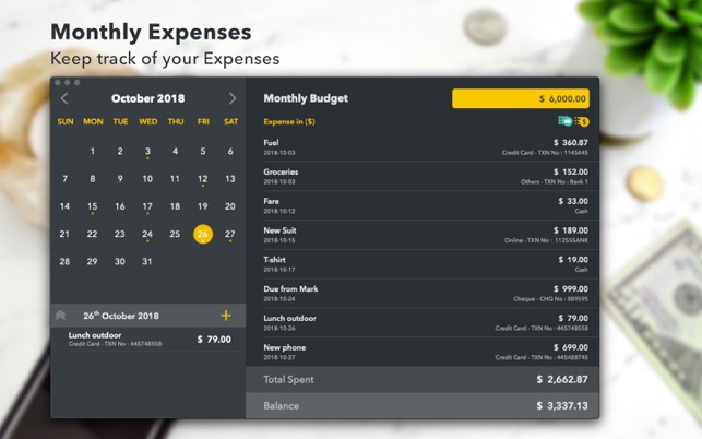 Monthly Expenses