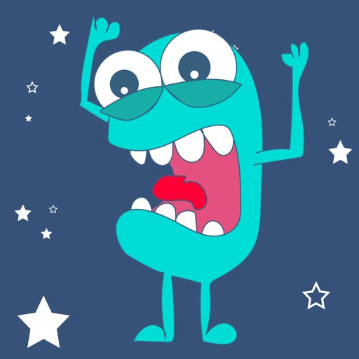 Cute Monster Crazy Animated