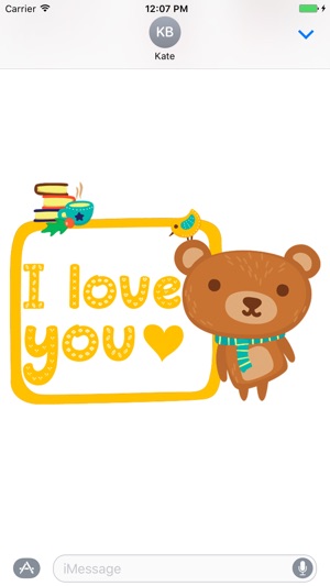 Beary Lovely Emoji and Sticker(圖3)-速報App