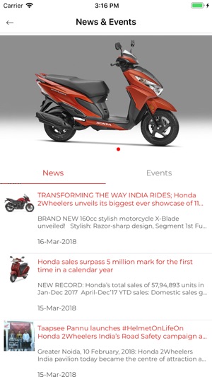 Honda Dealer On The Iphone Screenshots