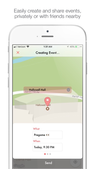 Campfire - Social Map for Events & Friends screenshot 3