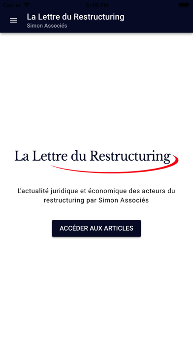 How to cancel & delete La Lettre du Restructuring from iphone & ipad 1